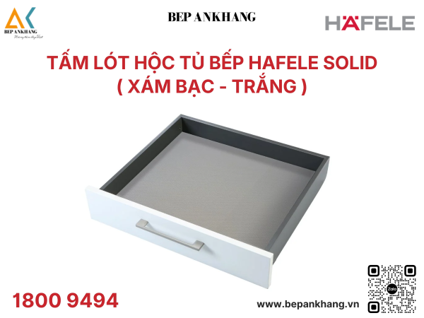 Tấm lót hộc tủ bếp Hafele Solid - 547.92.713 ( Trắng )